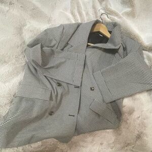 Fashion Nova Light Gray Textured Blazer